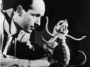 Ray Harryhausen, que imaginaba dinosaurios junto a Ray Bradbury