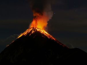 Bailar sobre la lava