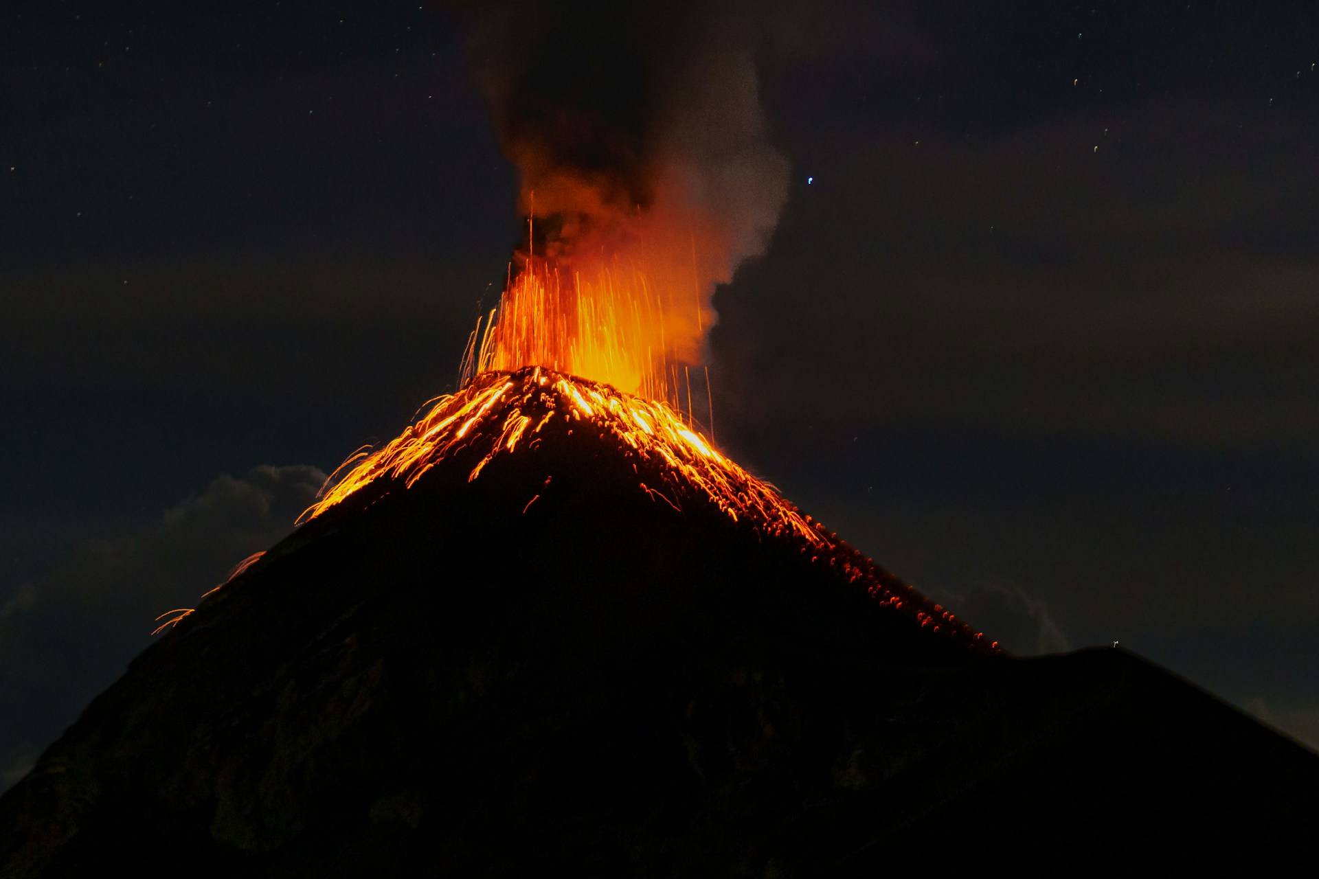 Bailar sobre la lava
