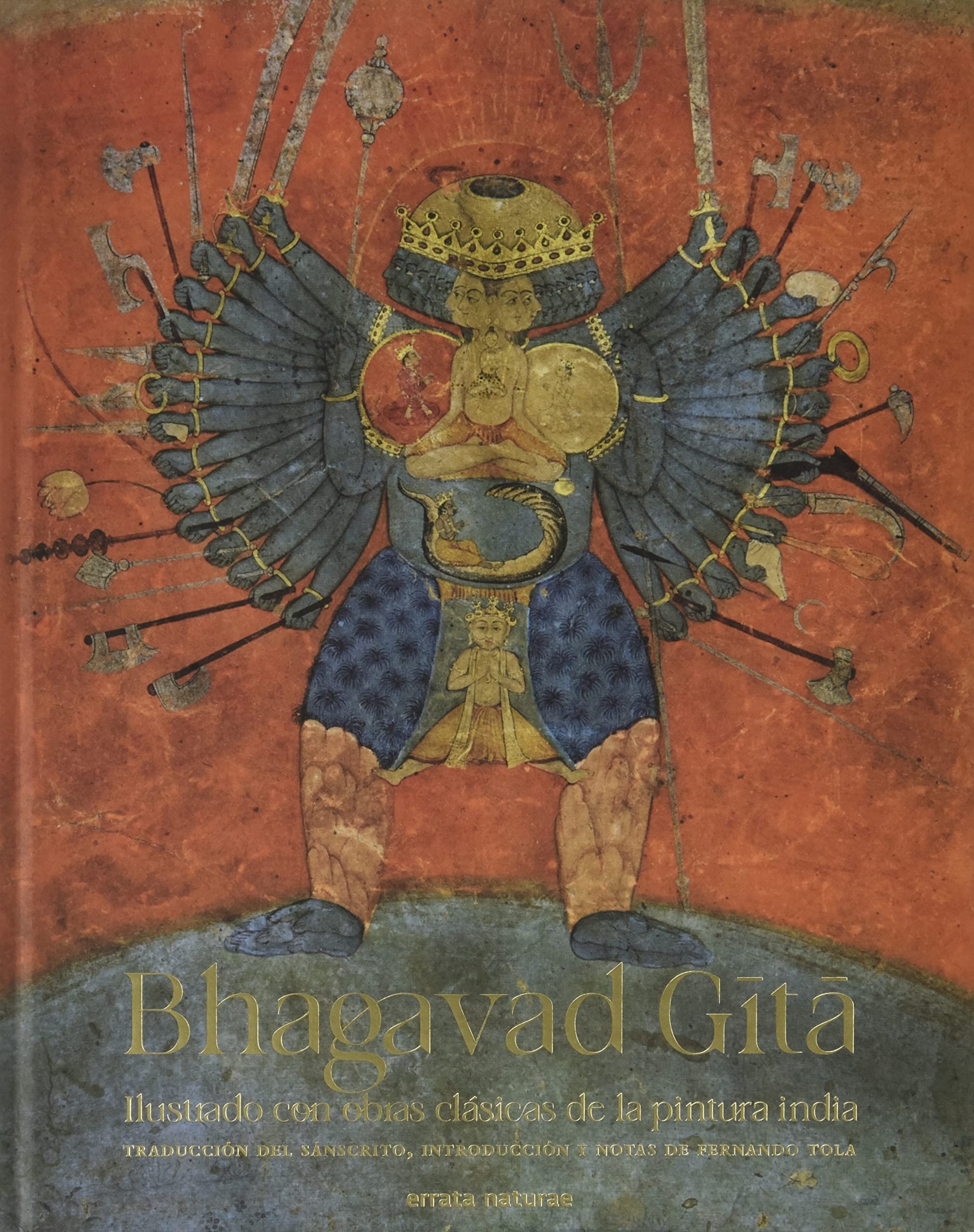 Bhagavad Gītā, ilustrado con obras clásicas de la pintura india