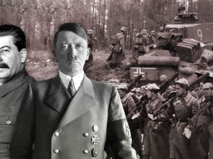 1913, cuando dos marginados, llamados Hitler y Stalin, se cruzan en los jardines de Viena