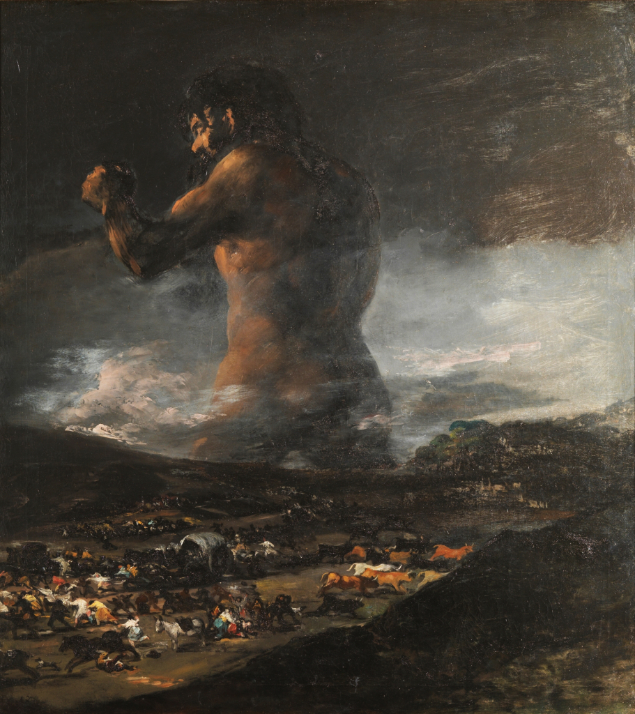 Goya recuperado en las pinturas negras y El coloso, de Carlos Foradada