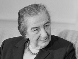 Golda Meir, primera ministra de Israel