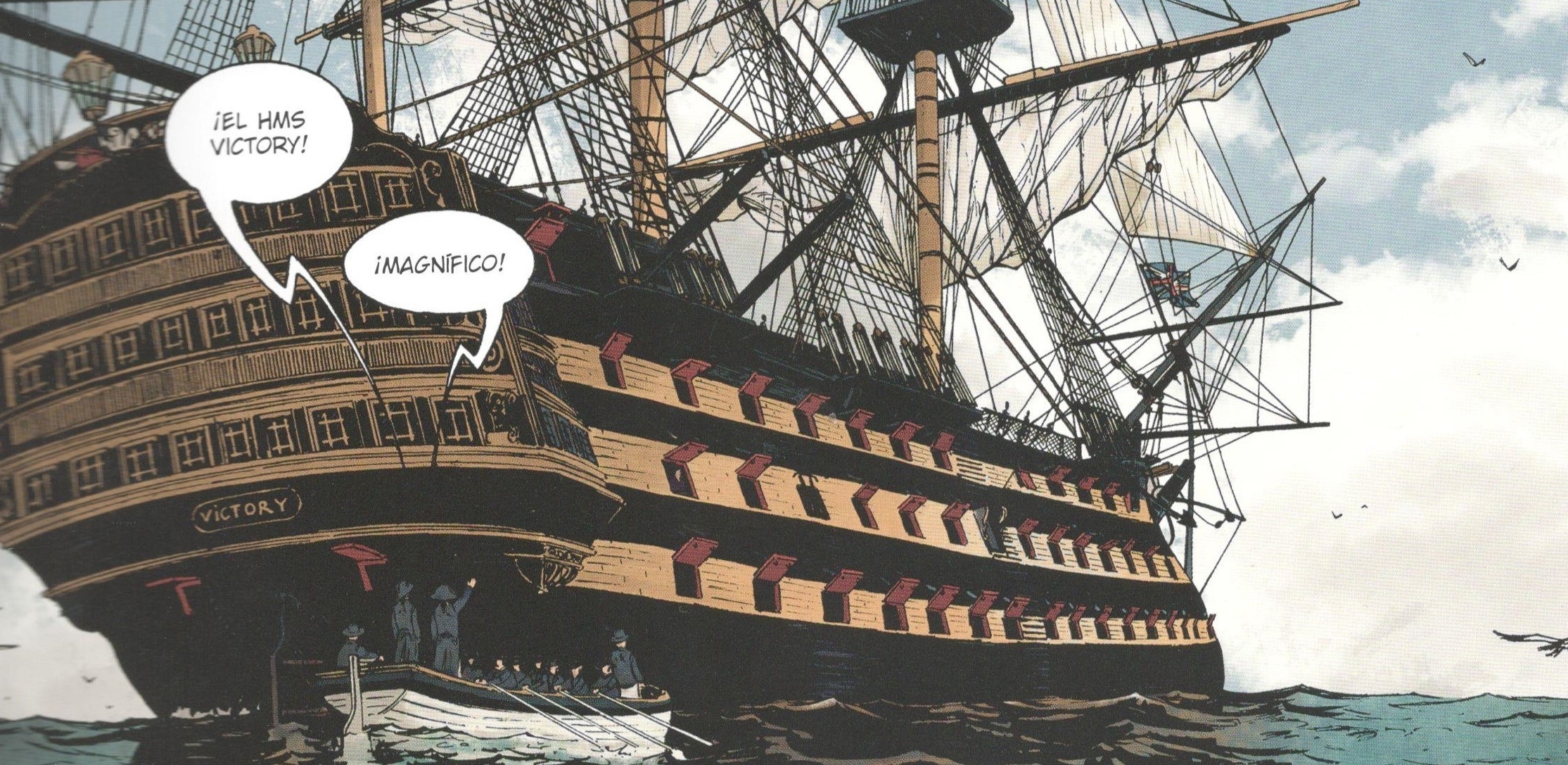 Las grandes batallas navales contadas en cómic