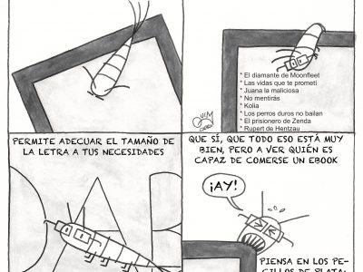 Lepisma y el e-book