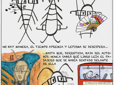 Lepisma y el transporte público