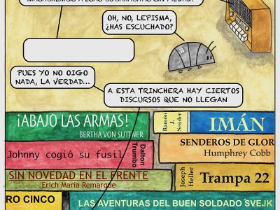 Lepisma y la bibliotrinchera