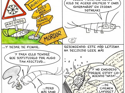 Lepisma y los propósitos de Año Nuevo