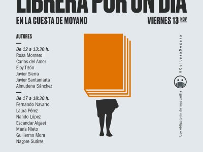 Escritores y artistas serán “libreros por un día” en la Cuesta de Moyano