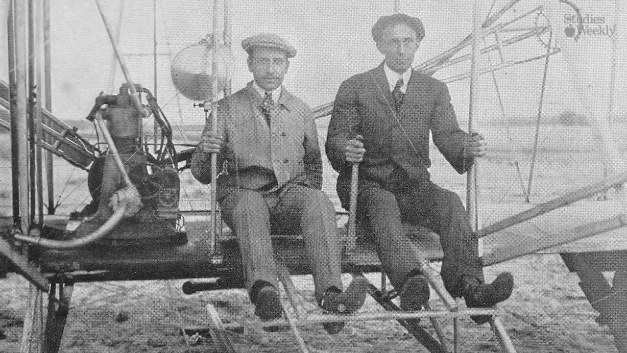 Primer vuelo en avión de los hermanos Wright