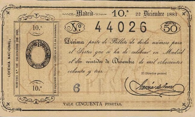 Día de lotería con Benito Pérez Galdós