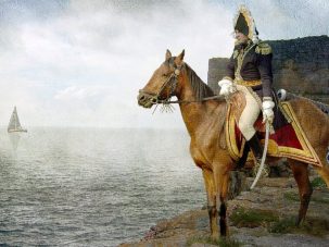 Napoleón se fuga de la isla de Elba