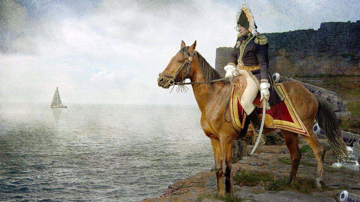 Napoleón se fuga de la isla de Elba
