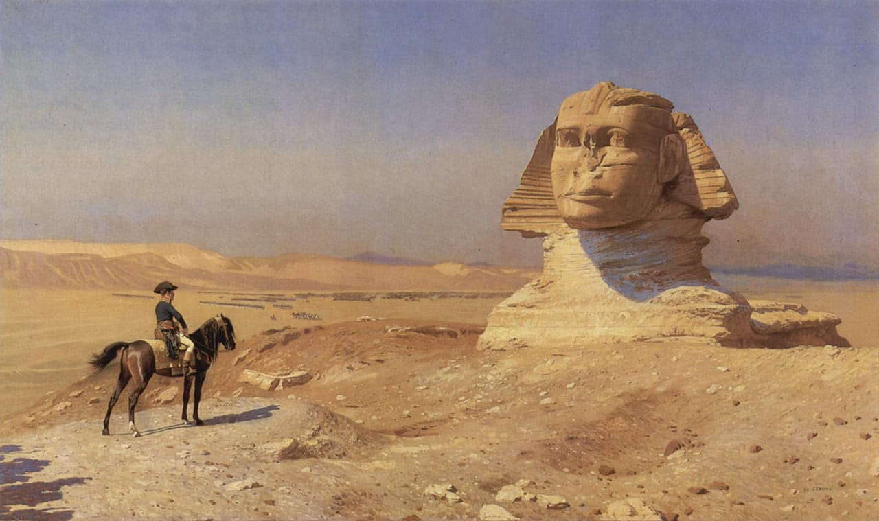 Napoleón derrota a los mamelucos en Egipto