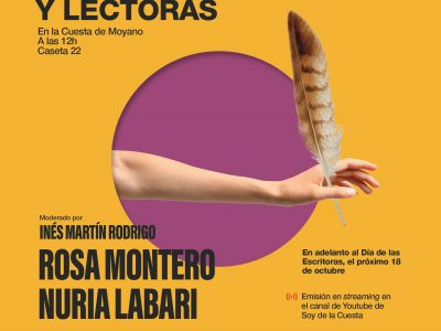 “Escritoras y lectoras”, con Rosa Montero y Nuria Labari