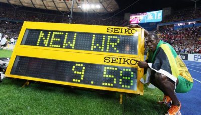 Usain Bolt, récord del mundo de los 100 metros lisos