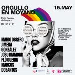 Orgullo en Moyano, con Mario Obrero, Josu Diamond y Jimena González